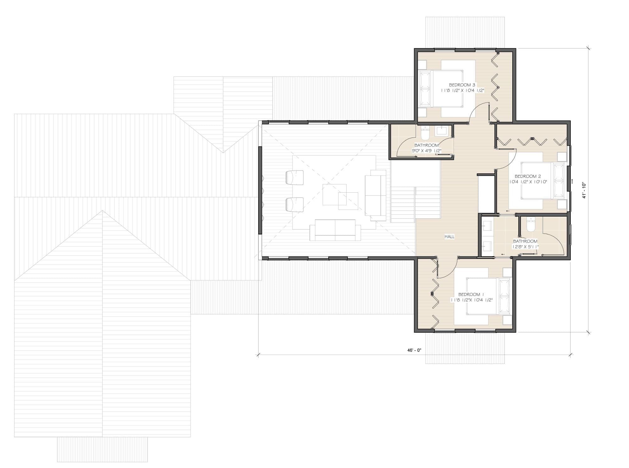 Anton Modern Farmhouse Plan