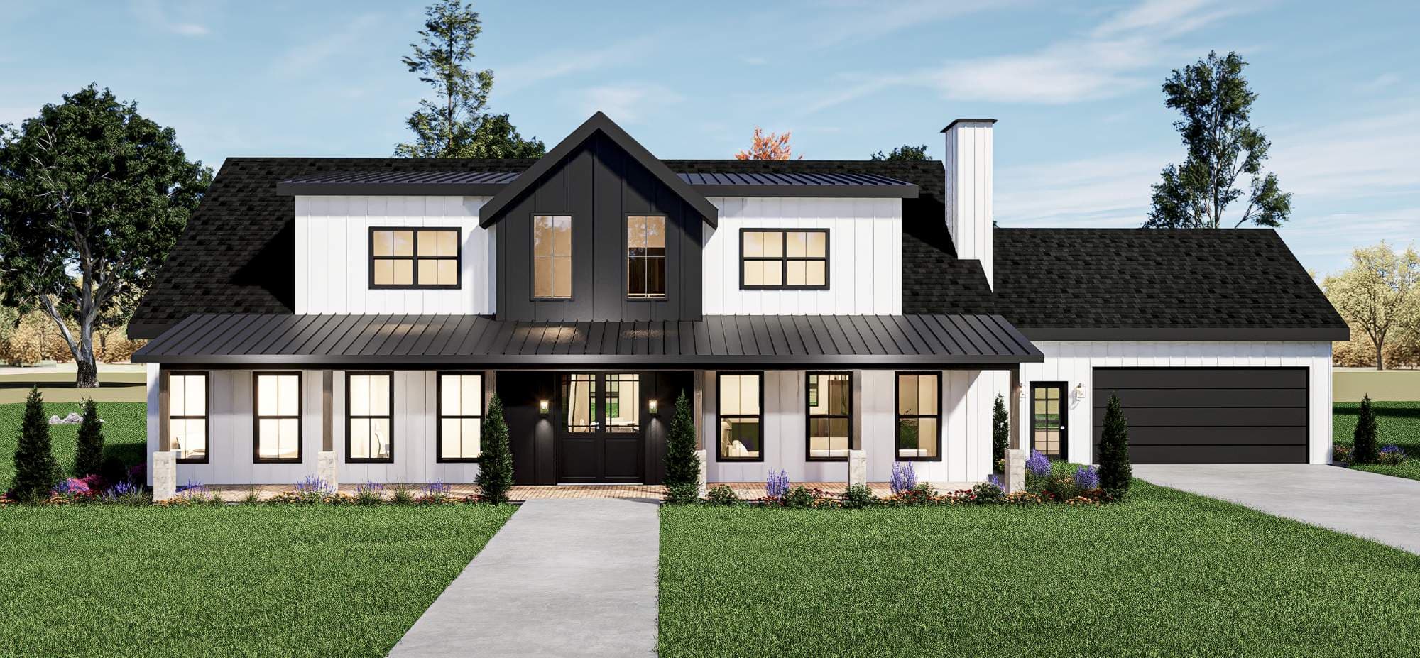 Ashton Modern Farmhouse Plan